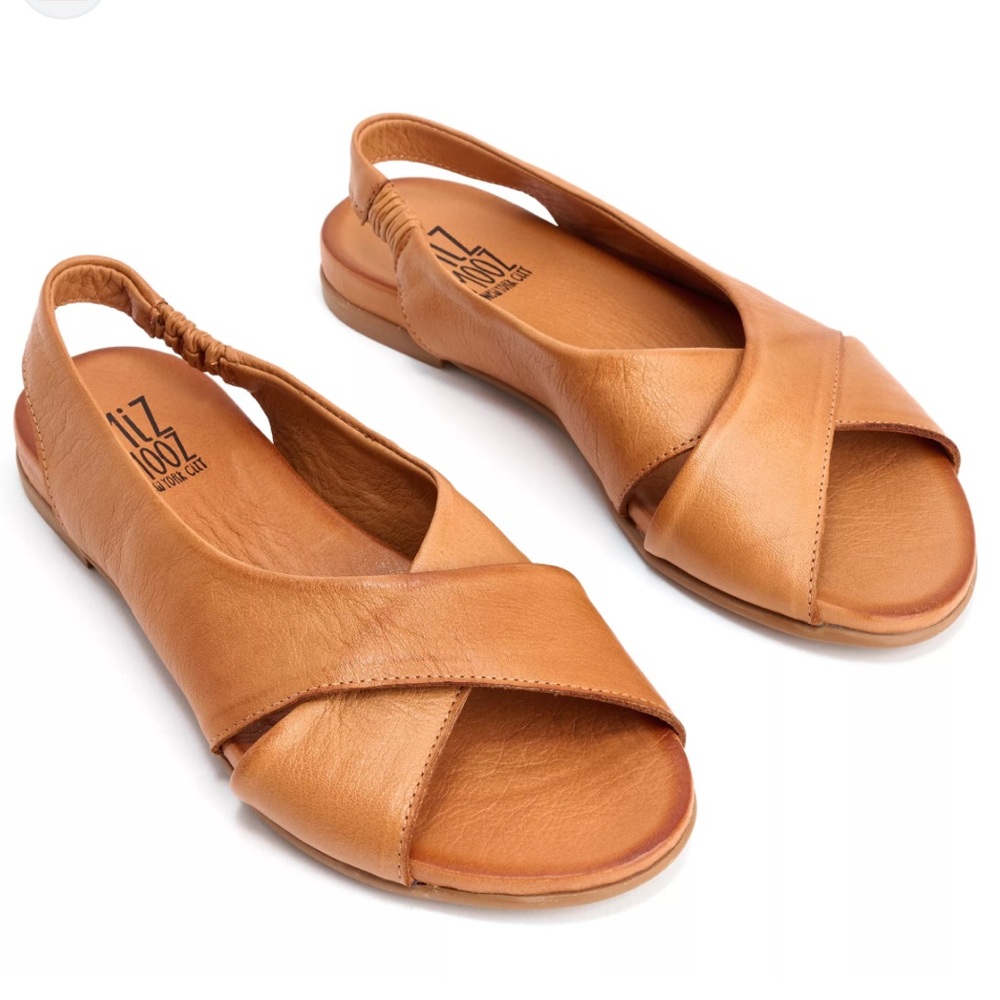 Miz Mooz Tan Leather Sandals